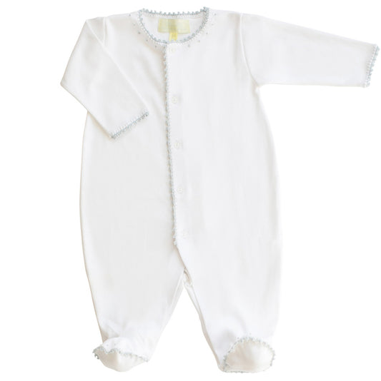 Pixie Lily Footie Jersey Footy Romper for Baby Boy