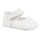 White Leather Monogrammable Shoes