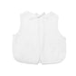 Louelle. Apron Bib - White Linen