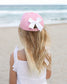 Customizable Bow Baseball Hat in Palmer Pink (Girls)