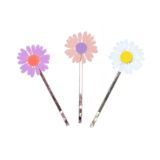 Lilies & Roses Pastel Daisy Bobby Pins