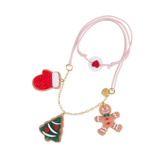 Christmas Cookies Necklace by Lilies & Roses