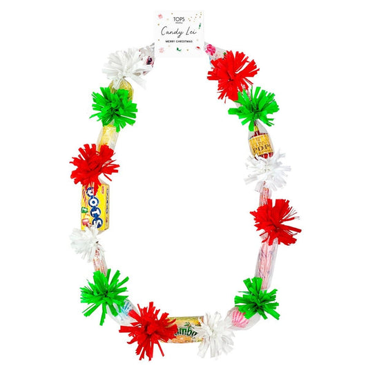 TOPS Malibu candy lei Christmas Necklace