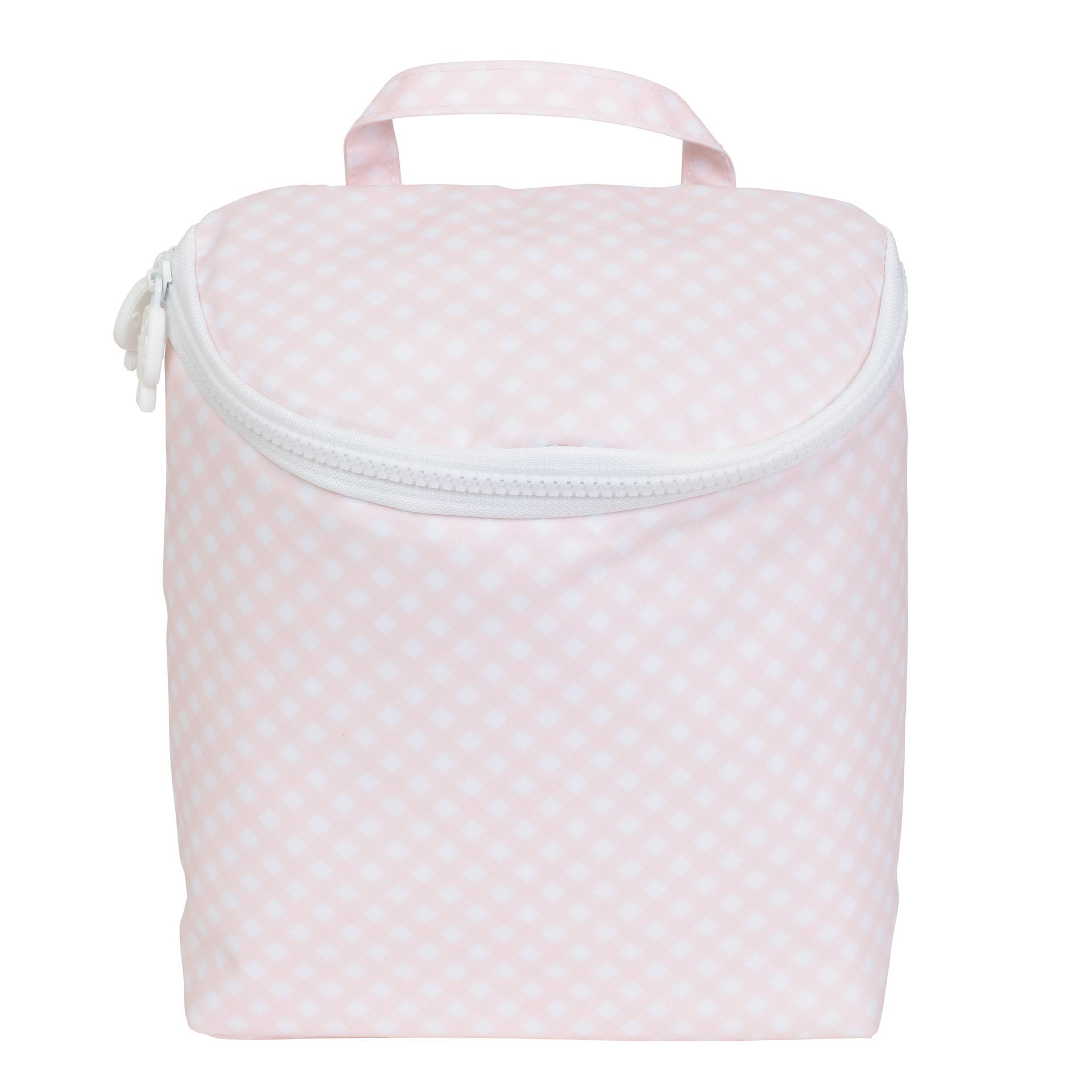 Apple Of My Isla The Bottle Bag- Pink Gingham