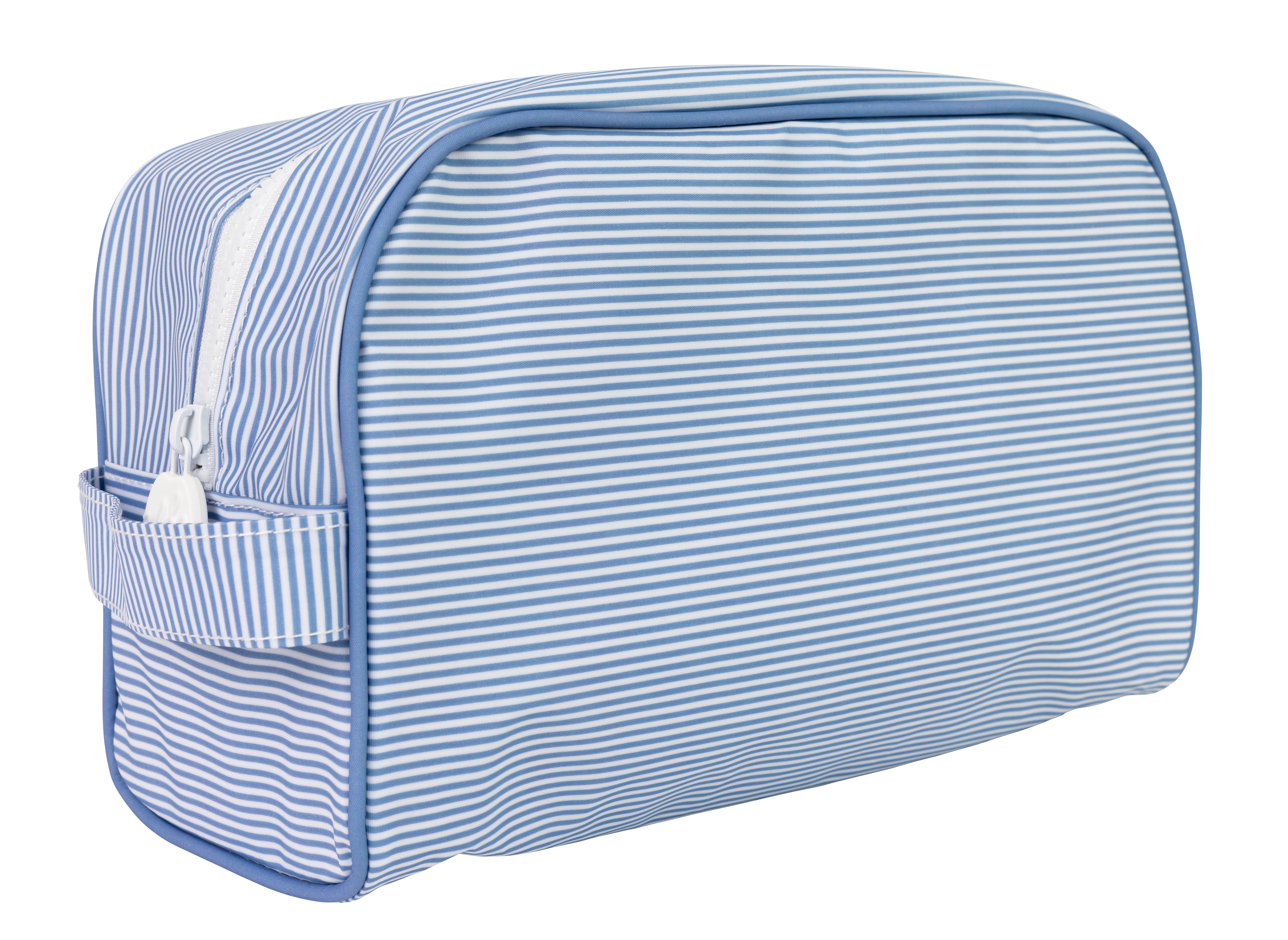 Apple Of My Isla The Dopp Kit- Navy Mini Stripe 