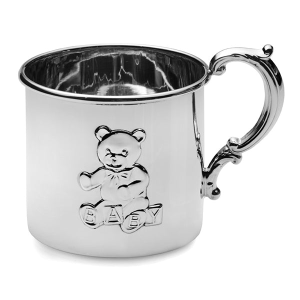 Empire Sterling Silver Teddy Bear Cup