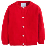 Little English Red Essential Cardigan