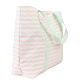 Apple Of My Isla The Summer Bag- Pink and Green 