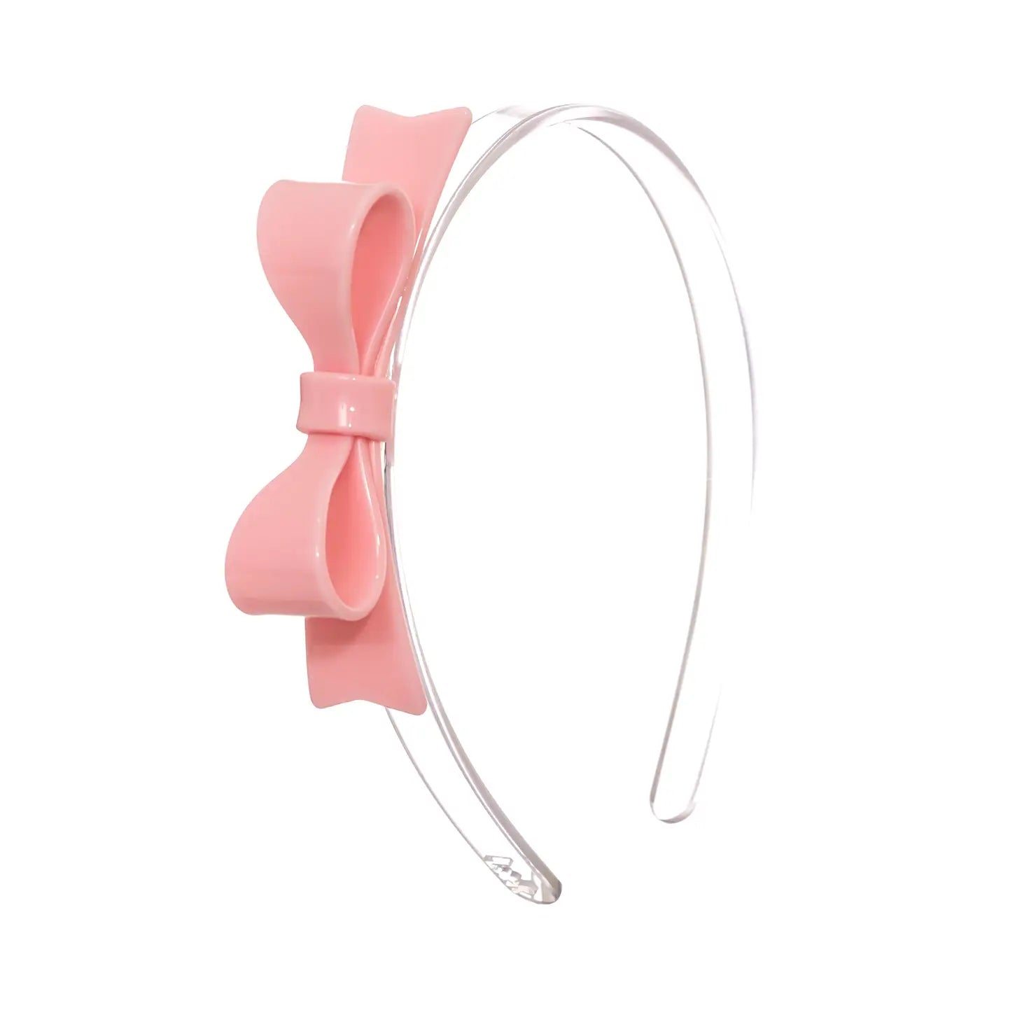 Bow Tie Light Pink Headband by Lilies & Roses