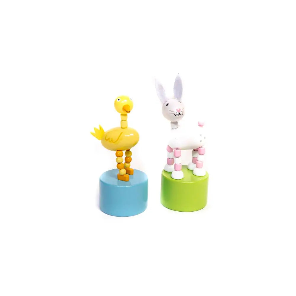 Duck & Bunny Push Puppet