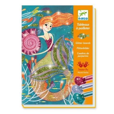 Djeco Mermaid Glitter Art