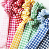 Eva's House Gingham Scrunchies
