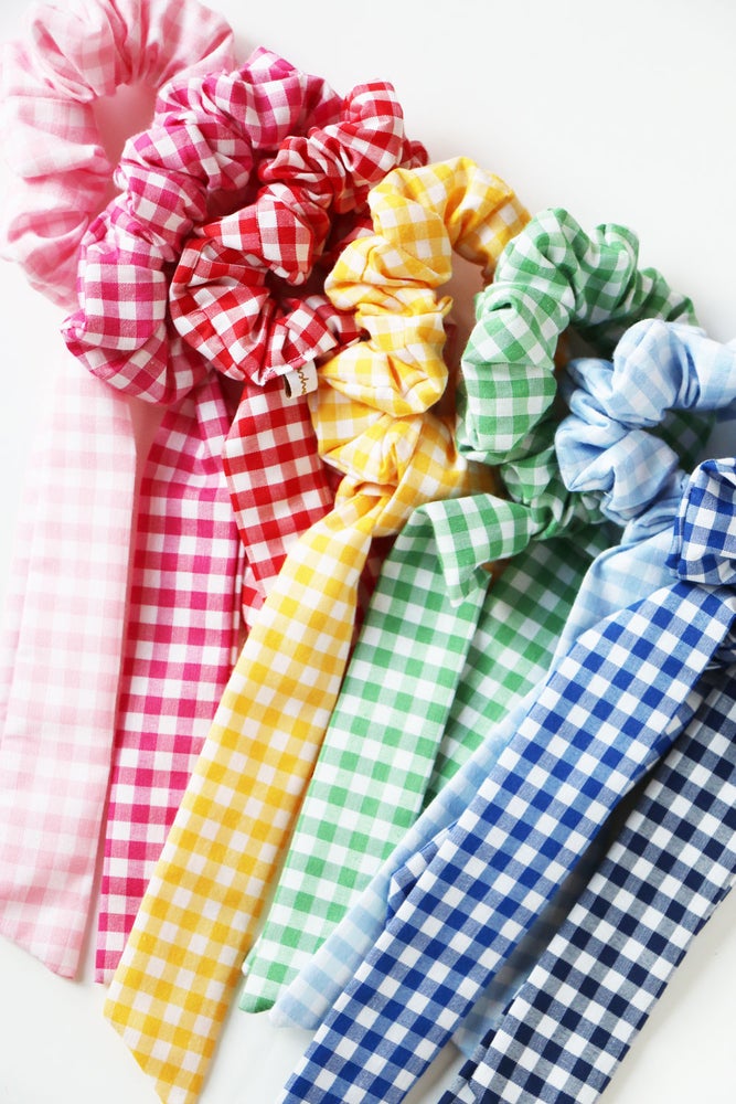 Eva's House Gingham Scrunchies