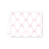 Rattle and Pink Bow Card Dogwood Hill