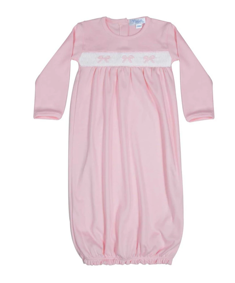 Nella Pima Bows Baby Gown