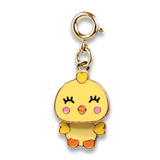 CHARM IT! Gold Swivel Chick Charm