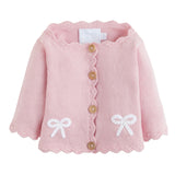 Little English Dallas Pink Bow Cardigan