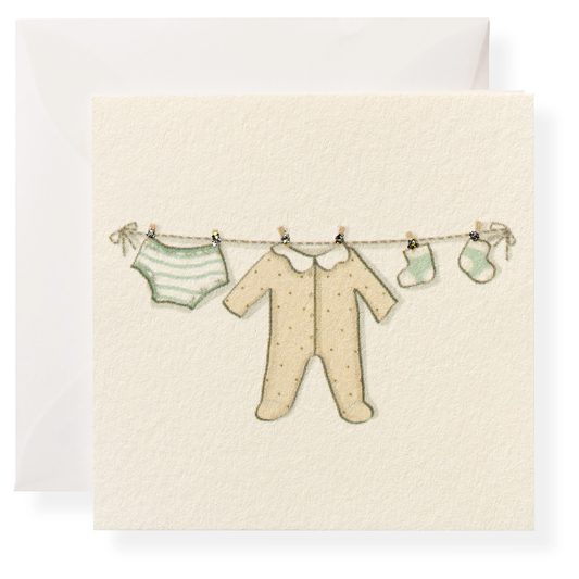 Karen Adams Gift Enclosure Card Karen Adams Clothesline Gift Enclosure Card