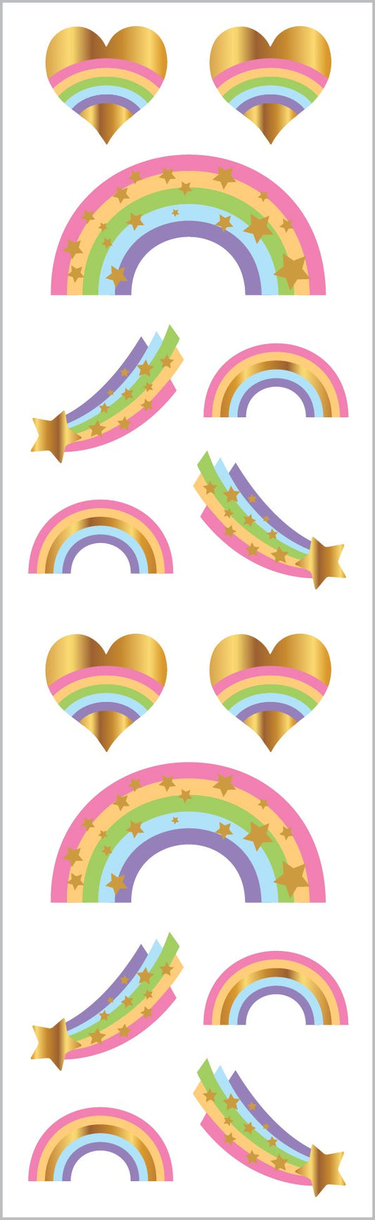 Starry Rainbows Stickers