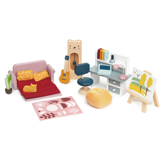 Tender Leaf Toys Dolls House Study and Home Office Furniture