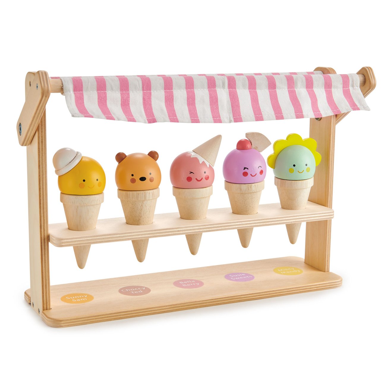 Scoops and Smiles Tender Leaf Toys Ice Cream Cone Stand