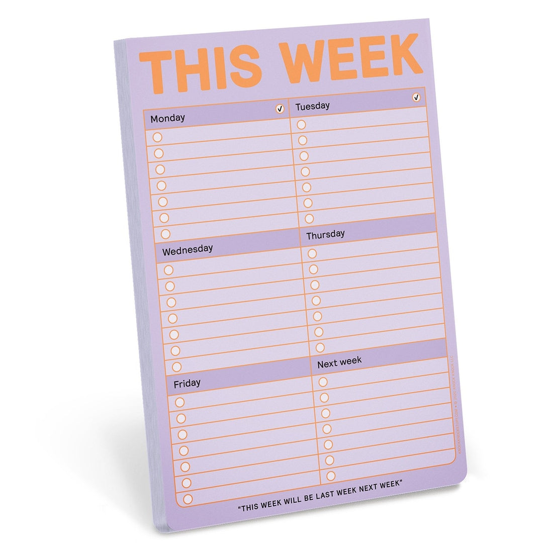 Knock Knock This Week Pad