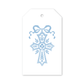 Neoclassic Cross Blue Gift Tags