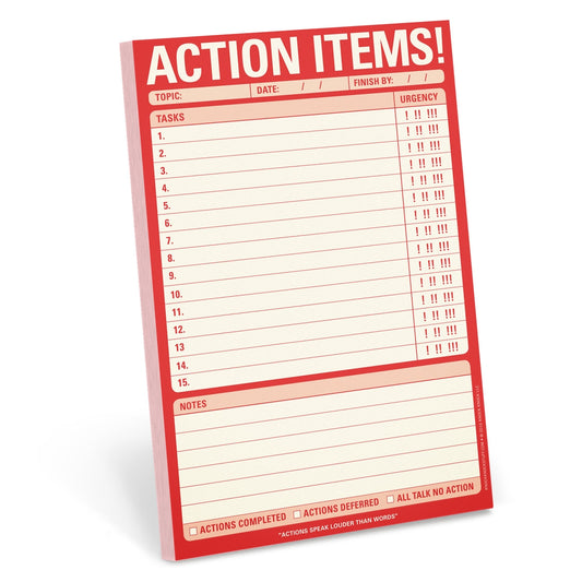Action Items Pad