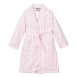 Petite Plume Pink Gingham Robe