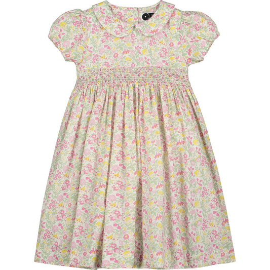 Question Everything Jamie Liberty Smocked Dress