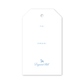 Neoclassic Cross Blue Gift Tags