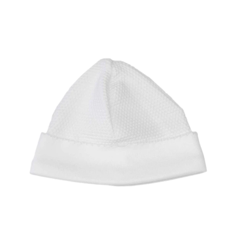 Nellapima white baby newborn hat
