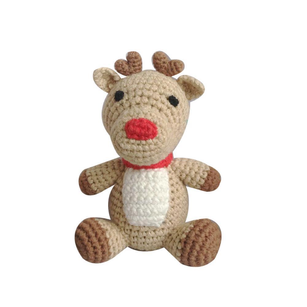 Reindeer 4 inch rattle