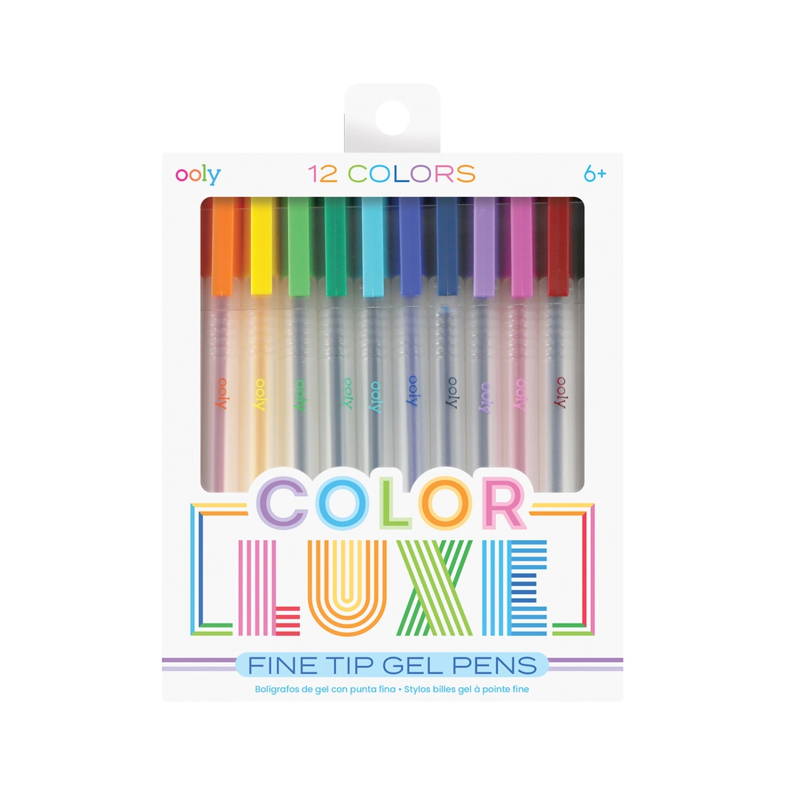 Color Luxe Fine Tip Gel Pens Ooly
