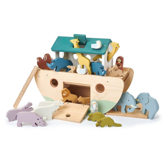 Tender Leaf toys Wooden Noah's ark