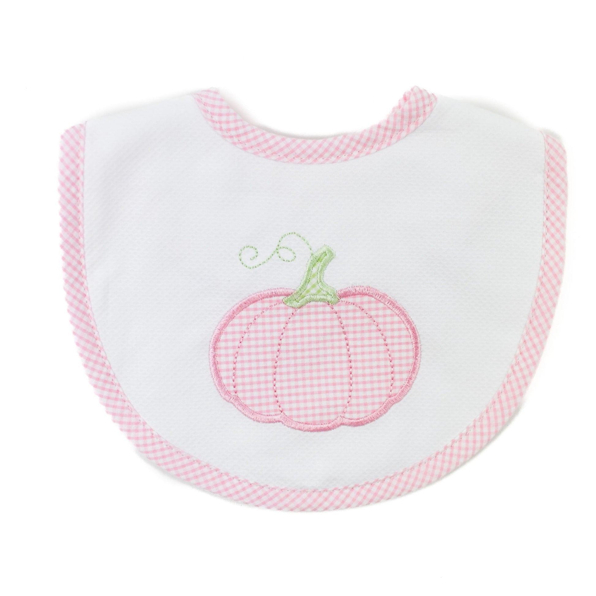 Pink Pumpkin Bib 3 Marthas at JoJo Mommy Dallas