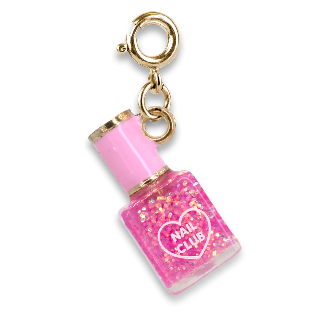 Gold Glitter Nail Polish Charm made by CHARM IT!