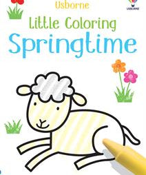 Usborne Little Coloring Springtime