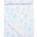 Nellapima Blue Toile Blanket