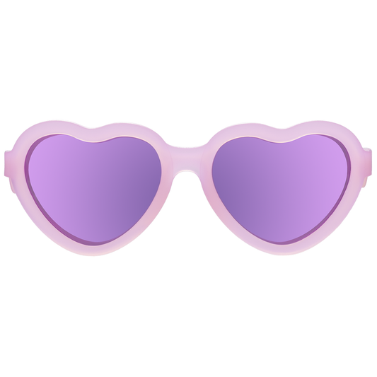 The Influencer Heart Shaped Polarized Mirrored Lenses Kids Sunglasses