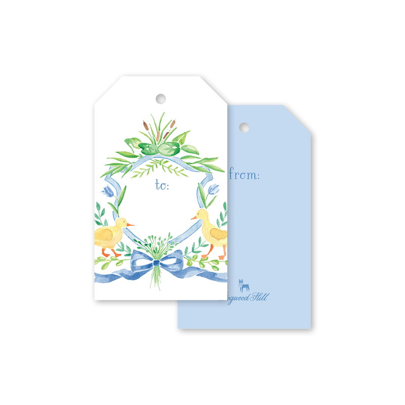 Dogwood Hill Little Duckling Crest Gift Tags