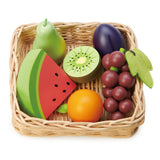 Tender Leaf Toys Fruit Basket  Wooden Play Food