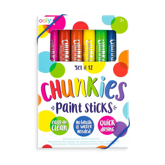 Chunkies Paint Sticks Original Pack - Set of 12 Ooly