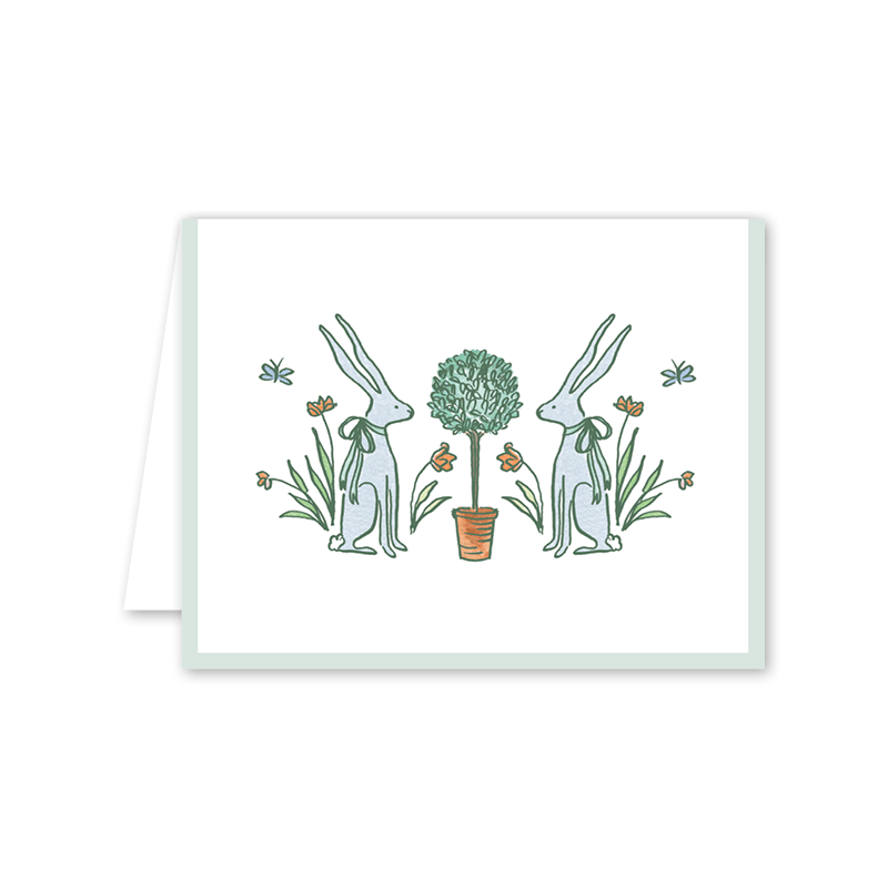 Bunny’s Garden Card