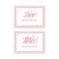 Pink Scallop Milestone Cards