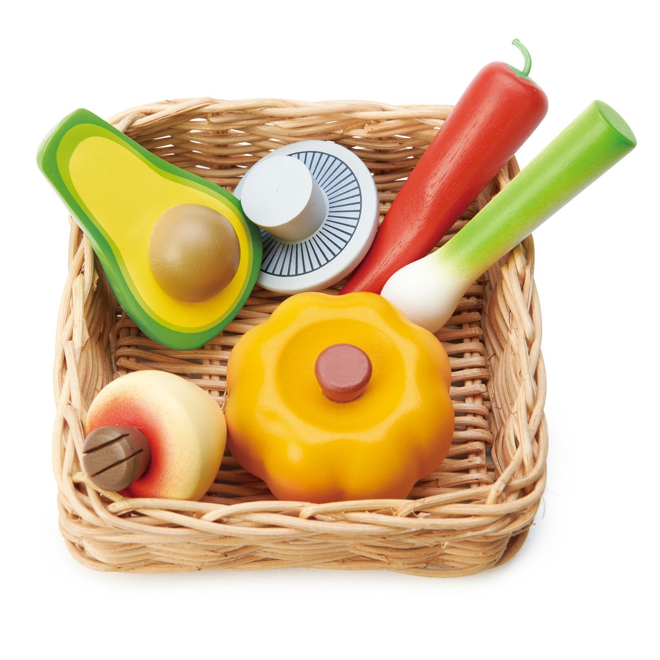 Tender Leaf Toys Play Food Veggie Basket