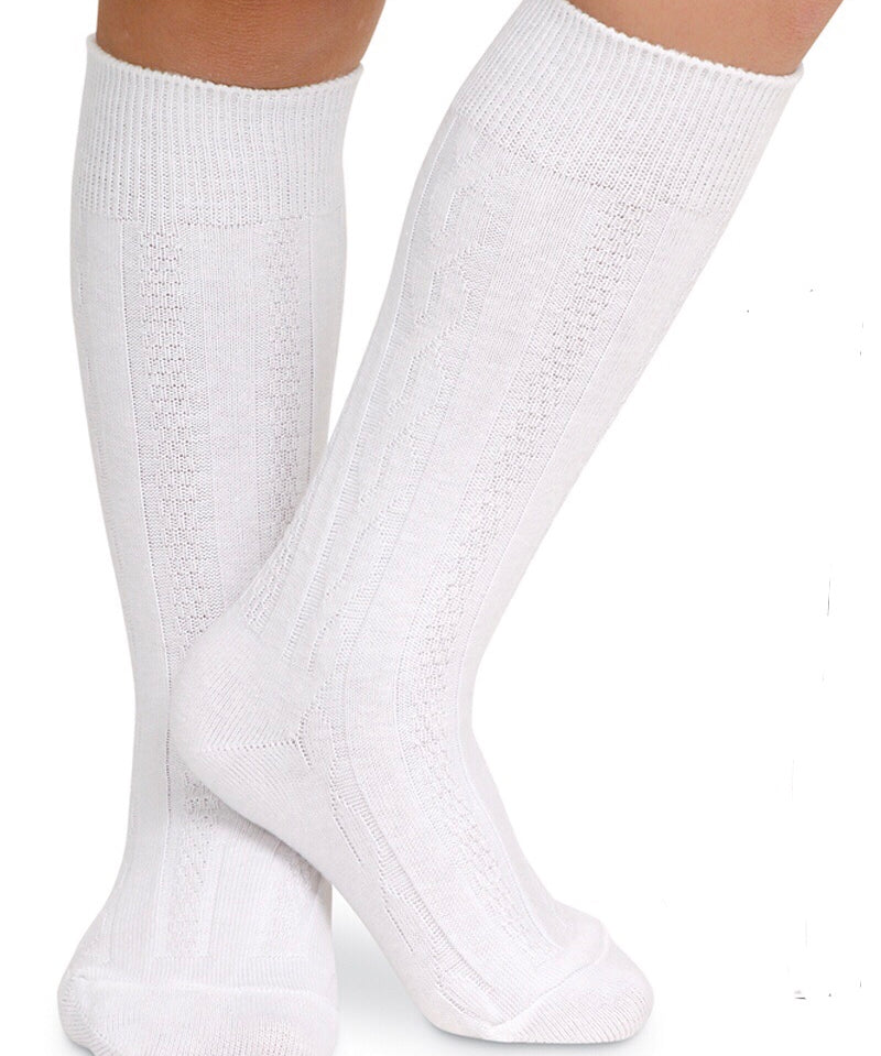 Jefferies Socks Cable Knit Knee High Children's Store Dallas