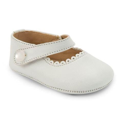 Elephantito shoes white leather baby Mary Jane