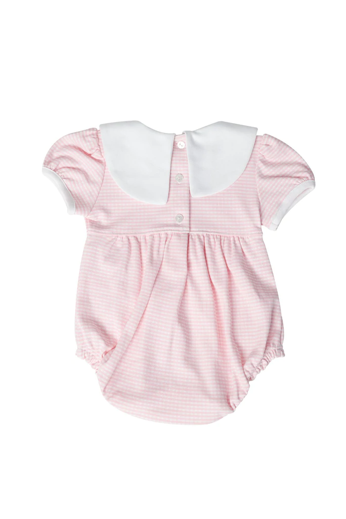 Nella Pima Pink Gingham Bubble