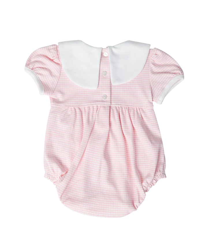Nella Pima Pink Gingham Bubble